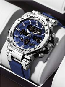 Foxbox Men's Casual Digital Watches For Outdoor & Daily Wear - Blue - View 2