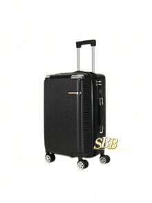 High Quality Carry-On Suitcase, 4 Double Wheels, 360 Degree Rotation, 9kg - Black - View 1