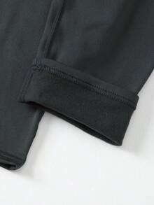 2pcs Men's Thermal Shapewear Set, Ski Thermal Underwear, Shapewear Top And Pants, Fall / Winter