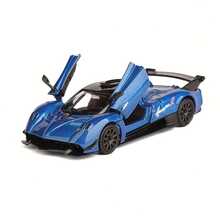 Burago RMZ1:36 Pagani Huayra R Simulation Alloy Car Model, Children's Toy Car, Retractable Door Swing, Sliding Car Model, Boys' Toy