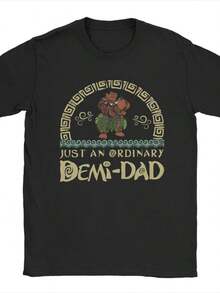 Funny Moanas Maui Stronge T Shirts Men Cotton Vintage T-Shirt Crew Neck Just An Ordinary Demi Dad Tees Short SLeesve Clothing Gift - màu đen - Xem 1