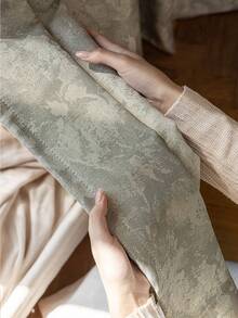 1 件装高档提花遮光窗帘，适用于豪华客厅、卧室、别墅阳台，高品质遮光窗帘，长 84 英寸