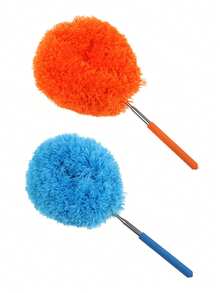 1 件可伸缩超细纤维吊扇除尘器，带可洗头 - 非常适合高天花板、家具和汽车清洁吊扇清洁除尘器风扇清洁器 - 藍色 - 查看 17