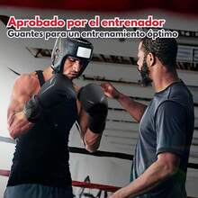 Guantes de Boxeo, Guantes de Artes Marciales Mixtas, Guantes de Boxeo Unisex, Guantes de Entrenamiento de Boxeo, Guantes de Sanda, Guantes de Sparring, Guantes de Muay Thai - Negro - Ver 7