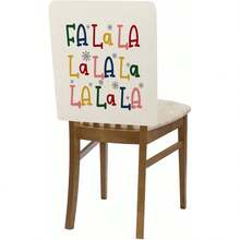 1pc/4pcs/24pcs Christmas Nutcracker & Pine Branch Chair Back Cover Protector, Washable Winter Dining Room Chair Slipcover For Home, Restaurant, Living Room, Kitchen Decor - Multicolor - View 13