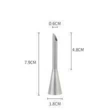 1 Pc Large Piping Tips Set - Grade Stainless Steel Big Piping Nozzles Kit For Pastry Cupcakes Cakes Decorating Supplies Baking Set - Silver - View 16