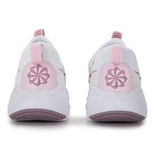 Nike Nike Outdoor Commute & Campus Slip-On Comfortable Durable Women's Running Shoes, GO FLYEASE Easy On/Off No-Tie Slouchy Shoes, Soft Sole Non-Slip Lightweight Casual Shoes, White & Pink Fresh Color Suitable For Campus To Workplace, DV8999-100