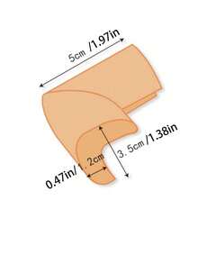 4/10 قطعة واقي زاوية، حماية طاولة المكتب والمدرسة والكرسي، ملصق حائط لحماية أثاث المنزل من الاصطدام، غطاء ناعم لجوانب الطاولة، غلاف حماية للحواف، حماية سلامة للزوايا الحادة والصلبة للطاولات