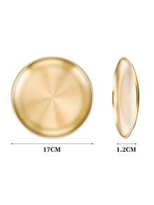 Stainless Steel Storage Tray 304 Stainless Steel Camping Meal Plate Reusable Stainless Steel Bowls And Plates Gold Plated Serving Tray Oval Shaped Utensils