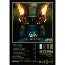 Tranh treo tường (1/3 tấm), khung tùy chọn, trang trí tường, trang trí phòng, bộ tranh áp phích ban nhạc Korn Vintage Metal, tranh nghệ thuật âm nhạc cổ điển, phù hợp cho phòng ngủ, phòng giải trí, quán bar - Tranh canvas, tranh chân dung, tranh tường Toile. - Nhiều màu - Xem 24