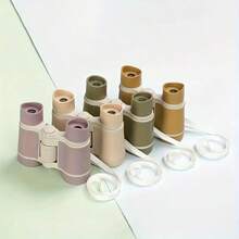 1 pieza Binoculares de alta definición de 4x30 en color púrpura, con material suave para el ocular para ocular, diseño de correa para el cuello conveniente. Rueda de enfoque ajustable adecuada para viajes al aire libre, también una excelente opción de regalo de Halloween, óptica de viaje, equipo de senderismo, mango ergonómico, binoculares ligeros, componentes ópticos de alta claridad, construcción duradera, modelo compacto, binoculares de baja magnificación, adecuados para entusiastas del aire libre, observadores de aves