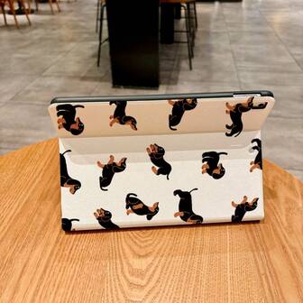 Dachshund Puppy Pad Case, Compatible With IPad Pro 11inch/IPad Pro 11-Inch 2020/IPad 6th (9.7-Inch)/IPad 7th (10.2-Inch)/IPad 8th (10.2-Inch)/IPad Air 3rd (10.5-Inch)/IPad Air 4th (10.9-Inch)/Ipad 9th Gen (10.2-Inch)/IPad Air 5th Gen 2022/IPad Pro 11-Inch (4th Generation)/IPad 10th Generation/IPad Pro 10.5 (2017)/IPad Air 11-In.(M2)-2024