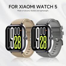 Dây đeo silicon thoáng khí cho đồng hồ thông minh Redmi Watch 5 4 tương thích với phụ kiện đồng hồ thông minh Mi Band 9 Pro/8 Pro - Đồng hồ Redmi 4/5/Mi band 8 pro/9 Pro - Xem 2