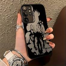 Fundas Populares de Anime paraóviles Solos para S25 S24 S23 S22 S21 S20 FE Ultra Plus 4G 5G, Cubierta Trasera Anticaída y Mate17   17promax - Negro - Ver 1
