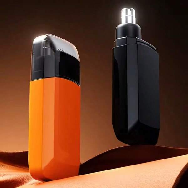 1pc Rechargeable 100mAh Mini Electric Nose Hair Clipper Rechargeable Multi-Kinetic ShavingUnisex Fully Automatic Washable Shaving Nose Trimmer