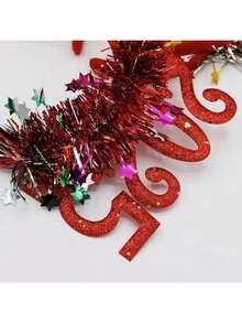 4 Confezioni di Accessori per Capelli Natalizi e per l'Anno Nuovo 2025, Decorazioni Festive per Feste, Cerchietti con Glitter e Paillettes, in Plastica, Senza Elettricità, Accessori Divertenti per Celebrazioni di Capodanno e Eventi di Cosplay, Decorazioni Natalizie per la Casa, Decorazioni per Stanze in Inverno