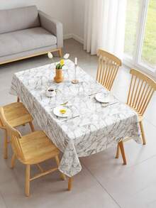 Obrus z włókniny PVC, tekstura marmuru, prosty styl, tworzywo sztuczne, nadruk, dekoracja blatu do wewnątrz i na zewnątrz