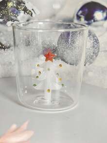 1-2pcs 300ml 3D Animal & Plant Decor Glass Cup, Christmas Decorative Coffee Mug. Suitable For Coffee, Tea, Wine, Hot Or Cold Drinks. Unique Christmas, Birthday Or Valentine's Day Gift. - Multicolor - View 15