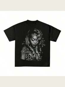 Vintage Summer Walker Shirt, Rapper Tee Gift For Women And Oversized Tee - Black - View 1