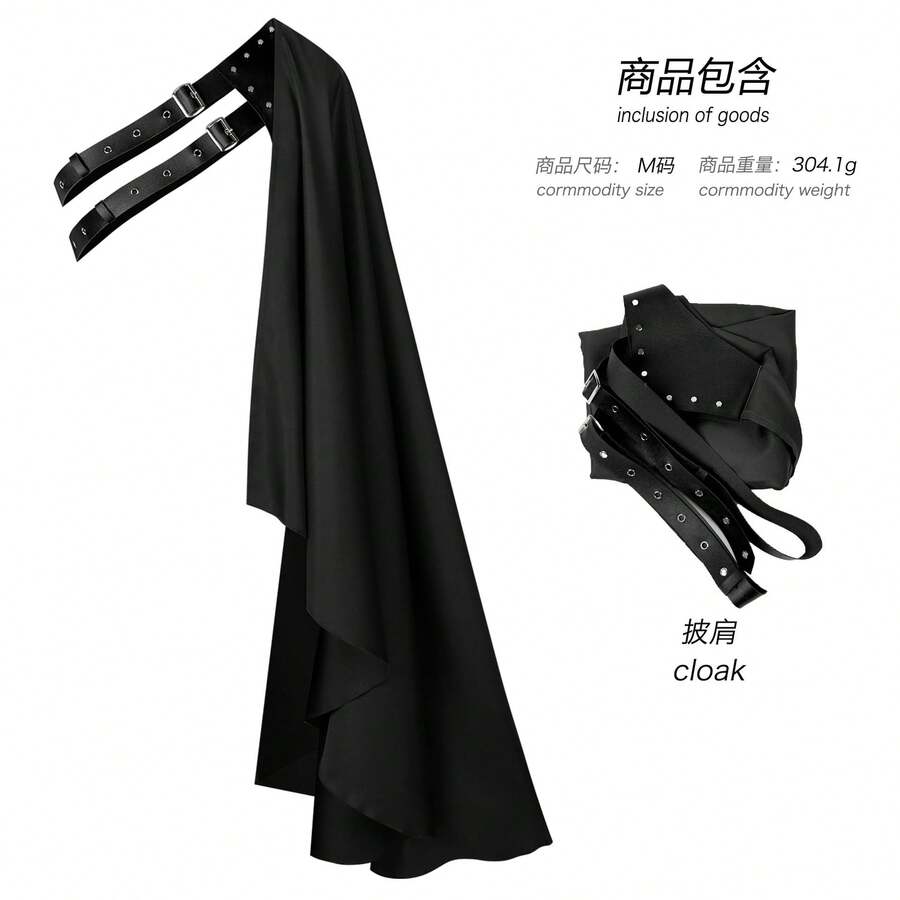 Men Cosplay Clothing - Black - View 1