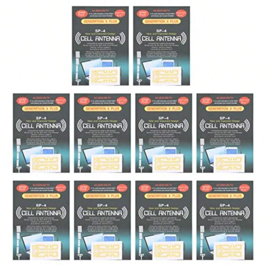 TLL  10PCS Phone Stickers Enhancement Tool Antenna Booster Amplifier Stickers Back Adhesive Design Improve In Travelling Camping2574 - 預設 - 查看 1