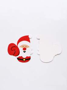 1 set (50 pièces) - Cartes en papier sucette, cartes de décoration à motif créatif de Noël, décorations de bâton de bonbon pour fête d'anniversaire et de vacances, cartes de décoration de paille, fournitures de décoration d'organisateur d'ustensiles de fête de Noël, convient pour la décoration de table de fête de Noël et les pendentifs de décoration d'arbre de Noël, décorations de Noël, pyjamas de Noël, cadeaux de Noël, décoration de Noël