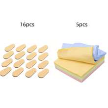 16pcs Eyeglasses Nose Pad Reducing Pressure On The Bridge Of The Nose Anti-Indentation Sponge Pad Eyeglasses Adhesive Super Soft Lifting Nose Pad Comfortable Convenient And Fast The Perfect Gift - Multicolor - View 4