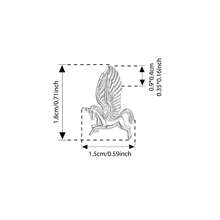 WOSTU 1 Pc Solid 925 Sterling Silver Lovely Girl & Cat Horse Celtic Knot Charm Unicorn Heart Pendant Fit DIY Bracelet Necklace Heart Jewelry Series