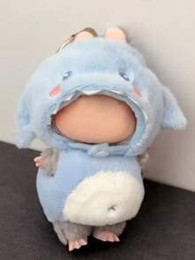 拉布布衣服 17厘米配饰套装 拉布布可爱衣服 装扮动物风格服装（无娃娃）更适合坐着