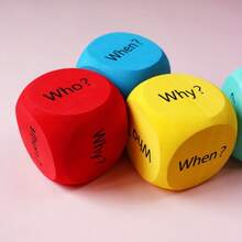 Spelling Dice, Roll Dice, Learning Dice, Question Dice, Suitable For Reading, Home, Party Games - Birthday Gift, Christmas Gift, Halloween Gift, Perfect Gift, Gift