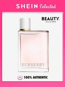 Burberry Her Eau De Parfum Splash 女士淡香水 EDP 香水 旅行必备品 0.16 盎司/5 毫升 果香花香木质香调草莓覆盆子茉莉花香持久经典优雅永恒女友妻子母亲朋友生日毕业派对旅行露营户外学校校园旅行节日周年纪念秋季万圣节秋季外观格纹甜美风格 - EDP - 查看 1