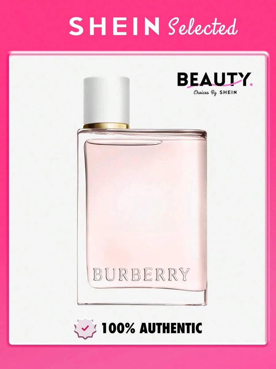 Burberry Her Eau De Parfum Splash 女士淡香水 EDP 香水 旅行必备品 0.16 盎司/5 毫升 果香花香木质香调草莓覆盆子茉莉花香持久经典优雅永恒女友妻子母亲朋友生日毕业派对旅行露营户外学校校园旅行节日周年纪念秋季万圣节秋季外观格纹甜美风格 - EDP - 查看 1
