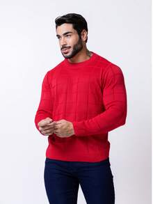 TRICOT DE LUXO Sueter tricot blusa masculino basic chique mais grosso pullover outono inverno envio imediato dia dos pais