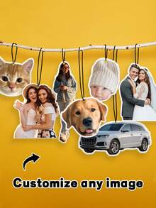 1pc Customized Photo Acrylic Pendant ,Personalized Pendant With Your Photo, Unique Gift For Lovers, Friends, Pets ,Christmas Gift,,Christmas Pendant,Personalized Gift