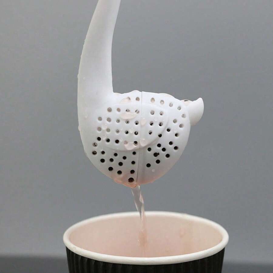 Elegant Swan Tea Infuser, Tea Strainer, Tea Accessories, Tea Filter For Loose Leaf Tea, Tea Spoon - Multicolor - View 1