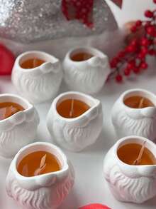 1 set Moule en silicone en forme de Père Noël pour boîte de rangement. Moule DIY créatif pour bougies, tasses, plâtre, décorations de Noël pour la maison, ornements en résine époxy, fabrication d'artisanat avec motif de Père Noël barbu