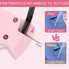 Quick Clothing Label Fastener Gun Set - Mini Pin Style Label Gun, Suitable For Sewing, Quilting, Garment Repair And Holiday Gift Wrapping - Includes 1 Label Gun, 6 Steel Pins, 500 White Plastic Pins And 500 Black Plastic Pins - For DIY, Shops And Home Use