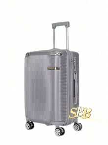 High Quality Carry-On Suitcase, 4 Double Wheels, 360 Degree Rotation, 9kg - Grey - View 1
