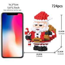 Zestaw klocków świątecznych 2025, odpowiedni dla dorosłych i nastolatków, prezenty na Wielkanoc, Halloween i Boże Narodzenie, gry imprezowe, wystrój biura i domu, rękodzieło DIY, kreatywne zabawki łączące