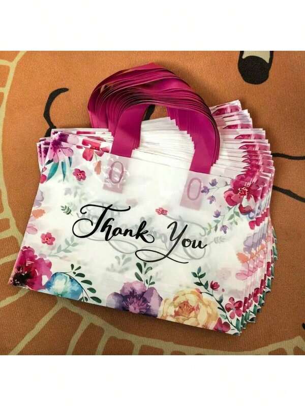 5/10/15/30/50 Stücke Premium Geschenktüten - Multifunktionale Einkaufs- und Party-Gastgeschenktüten für Hochzeiten, Geburtstage und mehr - Kunststoff-Bastelzubehörtüten für kleine Unternehmen und Veranstaltungen, Weihnachten für Geschenkverpackung