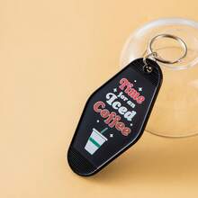 1件复古汽车酒店钥匙扣趣味亚克力钥匙牌钥匙圈饰品，男女皆宜，朋友学校字母汽车配件可爱哥特Y2K万圣节配件教师节圣诞节礼物创意包包配件挂绳带证件夹汽车配件包饰汽车配件姐妹 - 彩色 - 查看 13