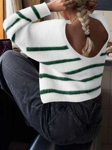 Rayas verdes y blancas