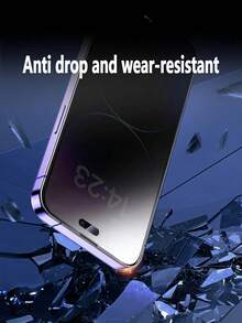 3pcs Ceramic Frosted Privacy Screen Protector Compatible With IPhone 16 Pro 15 14 13 12 11 8 7 6 Anti Spy Ceramic Frosted Tempered Film, Anti-Fingerprint 9H Hardness Ceramic Frosted Privacy Screen Film