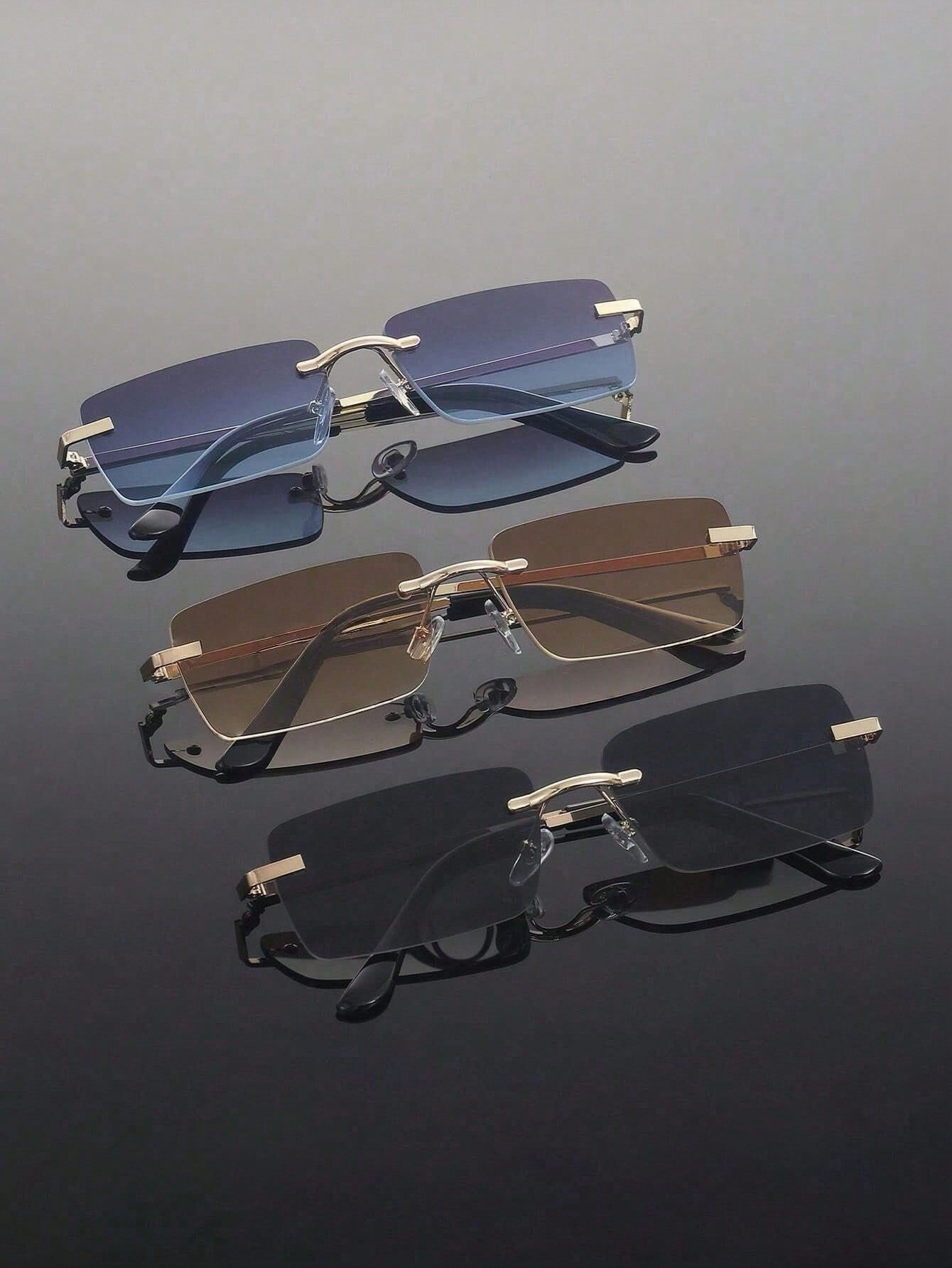 1-3 أزواج من نظارات شمسية كلاسيكية بسيطة، مناسبة ل...