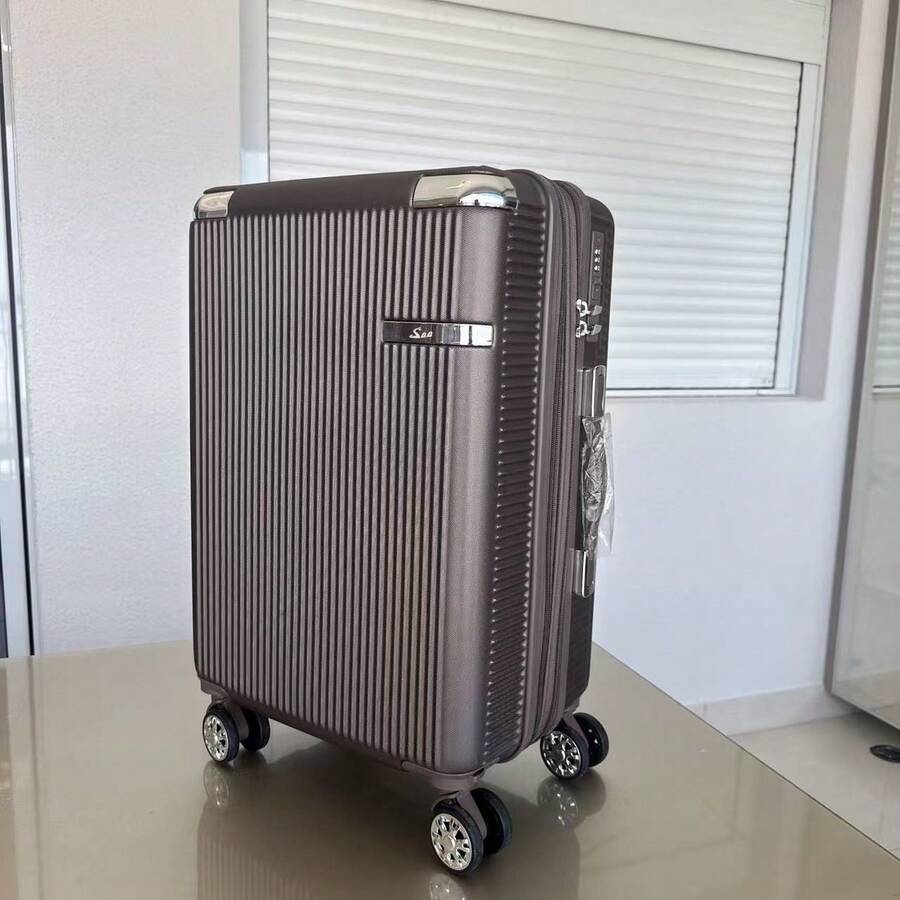 10kg Carry-On Luggage With 360° Wheels Travel Hand Luggage - 咖啡棕 - 查看 1