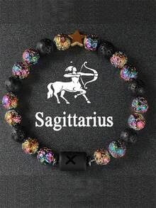 Friendship Bracelets Men Women Cool Gifts For Constellation Lover Aries Taurus Gemini Cancer Leo Virgo Libra Scorpio Sagittarius Capricorn Aquarius Pisces Present Sister Brother Boyfriend Girlfriend Vintage Streetwear Bangles