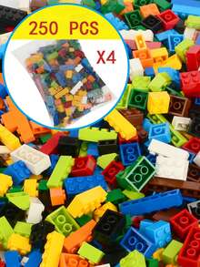 1000 piezas de bloques de construcción de micropartículas, creación libre, desarrolla la habilidad manual, juego educativo de rompecabezas, entrena la capacidad de pensamiento, regalo para niños y niñas - Multicolor - Ver 14