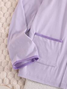 Zwei Teile Halloween Mädchen Pyjama Set - lustiges Geisterbuch Muster Strickjacke mit Knöpfen, langärmelige Hose, bequem und lässig, geeignet für den täglichen Gebrauch Zuhause im Frühling, Herbst und Winter