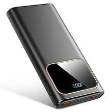 Ordtop Pin dự phòng 10000 MAh, Pin dự phòng USB-C Đầu vào & Đầu ra Nhỏ nhưng Mạnh mẽ Có Cáp, Chức năng Sạc nhanh Pin ngoài (3.0A) Tương thích với Pin điện thoại di động ngoài trời Thích hợp cho Kỳ nghỉ hè Du lịch/Cắm trại ngoài trời và Nguồn điện dự phòng khẩn cấp Quà tặng cho Gia đình, Bạn bè, Sinh nhật Bộ sạc di động Hiển thị nguồn ngoài trời - màu đen - Xem 8
