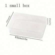 1PC Data Cable Storage Box Set, Utility Drawer Storage, Household Multi-Functional Grid Card Nail Art Organizer Box, Suitable For Bedroom, Living Room, Bathroom Data Cable, Beauty Storage And Organization, National Day Must-Have Goods, Portable Storage Box - Multicolor - View 12